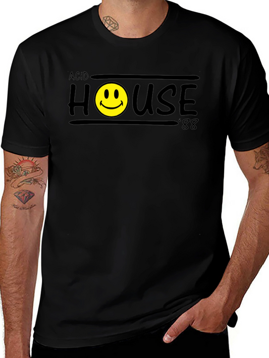 Acid House 88 Graphic Tee - Retro Rave Style